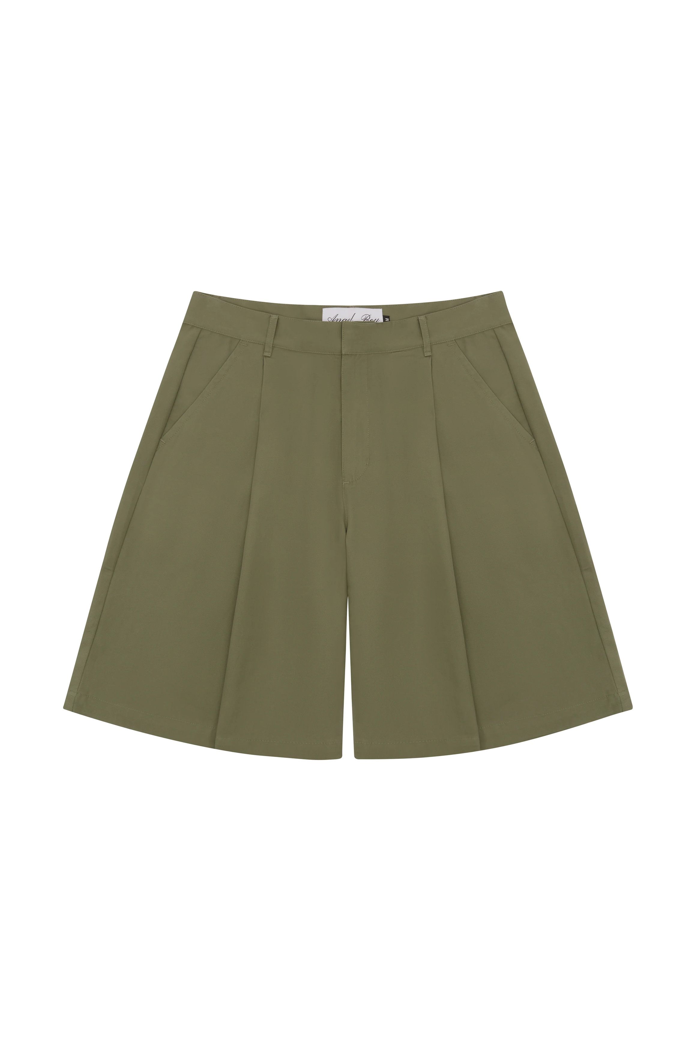 Other ANGEL BOY - OLIVE PLEATED SHORTS Size US 26 / EU 42 - 1 Thumbnail