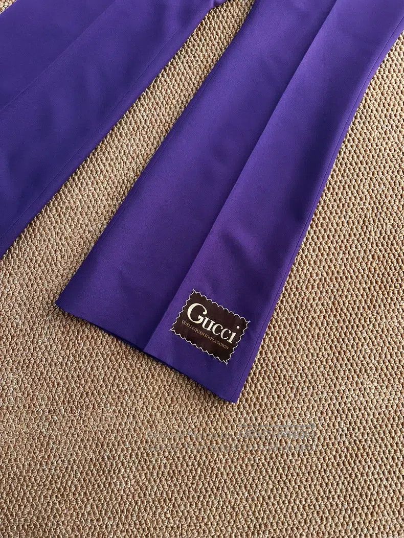 Gucci Gucci Casual and fashionable retro purple flared pants Size 32" / US 10 / IT 46 - 3 Thumbnail