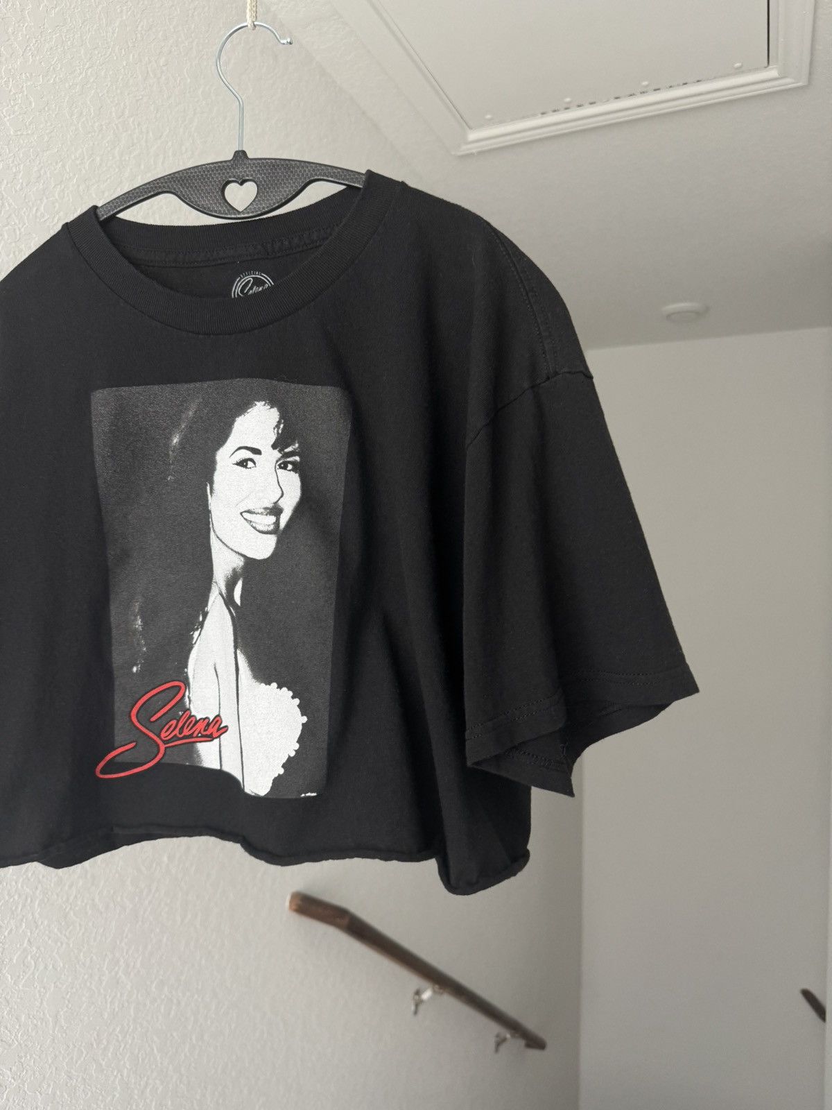 Band Tees selena raw hem distressed portrait autograph graphic crop t Size M / US 6-8 / IT 42-44 - 19 Thumbnail
