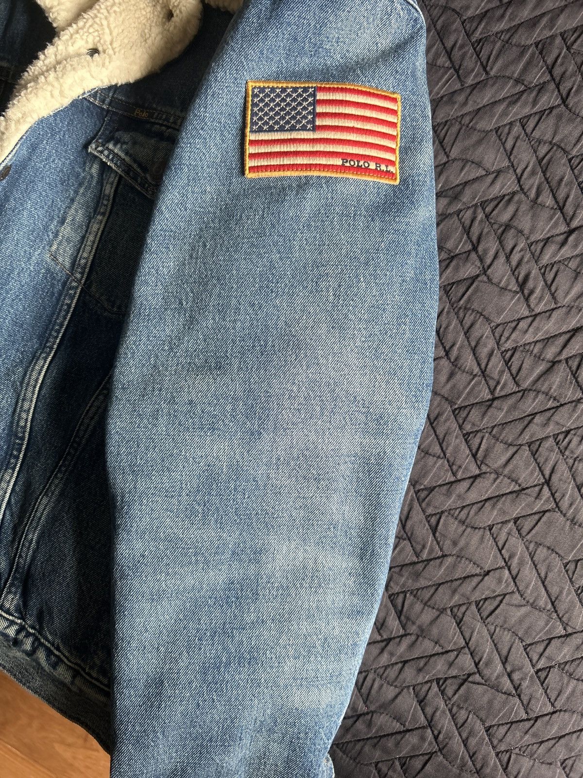 Polo Ralph Lauren Polo ralph lauren USA denim sherpa jacket Size US XL / EU 56 / 4 - 7 Thumbnail