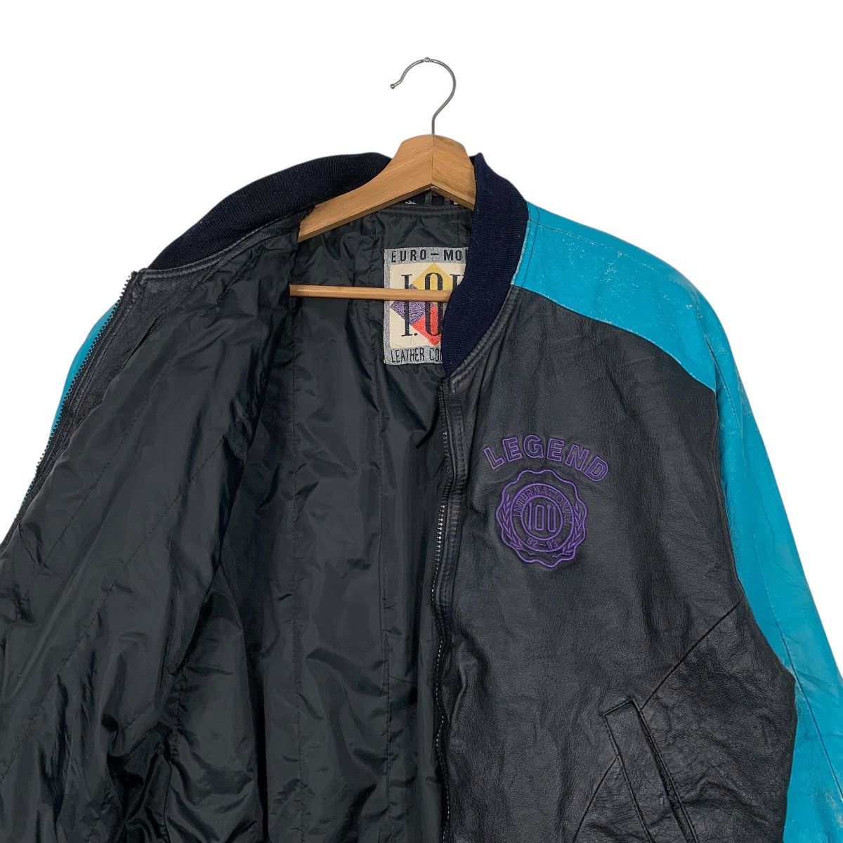 Other Euro Mode IOU Leather Jacket Size US M / EU 48-50 / 2 - 10 Thumbnail