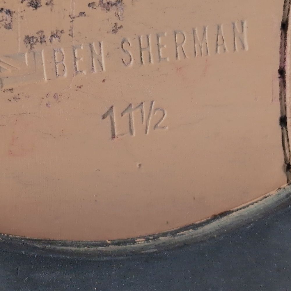 Ben Sherman Ben Sherman Black/Gray sz 11.5 Oxfords Leather Wingtip Desi Size US 11.5 / EU 44-45 - 7 Thumbnail