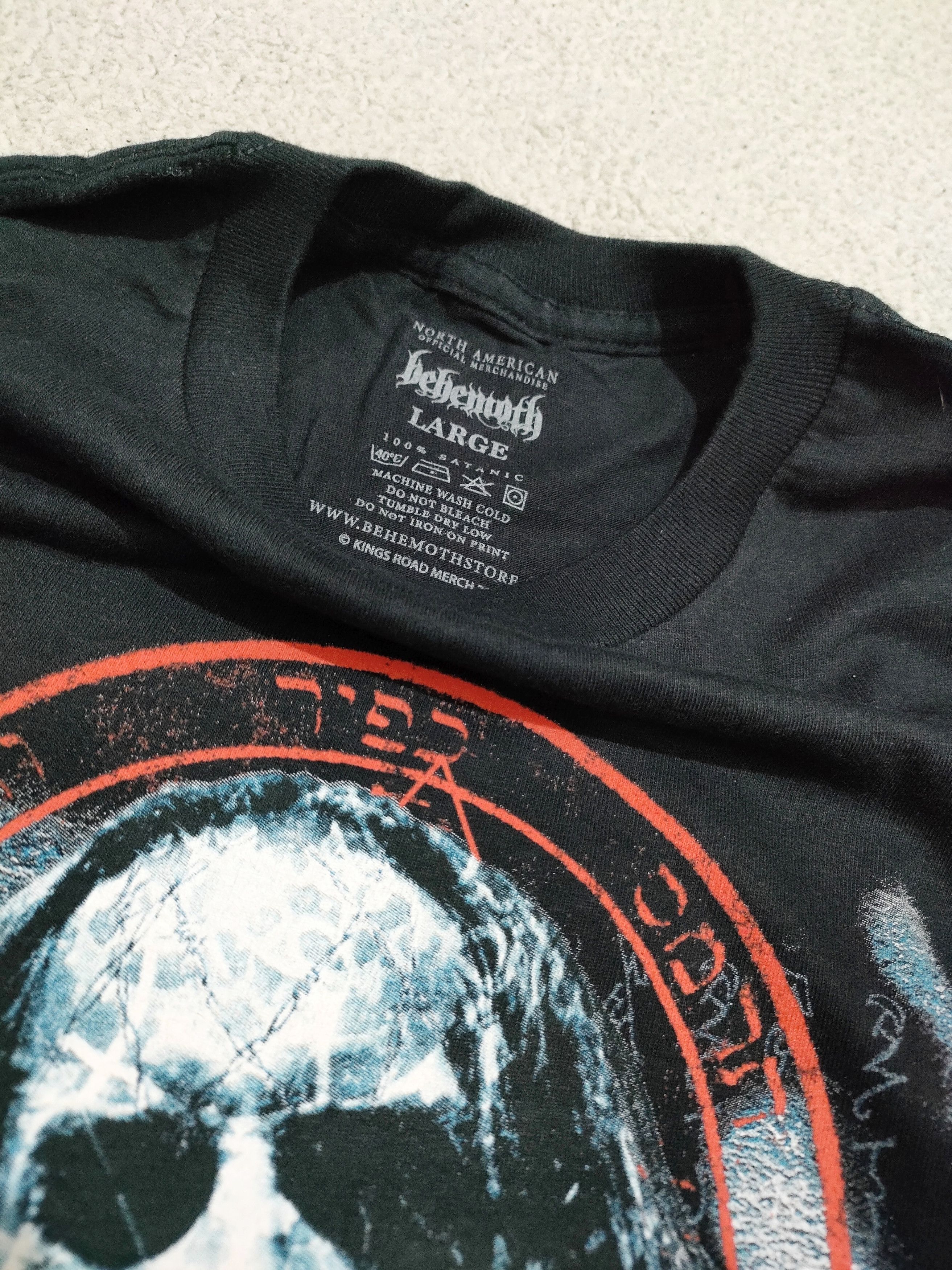 Band Tees BEHEMOTH THELEMA 6 EURO TOUR 2000 T-Shirt Size US L / EU 52-54 / 3 - 5 Thumbnail