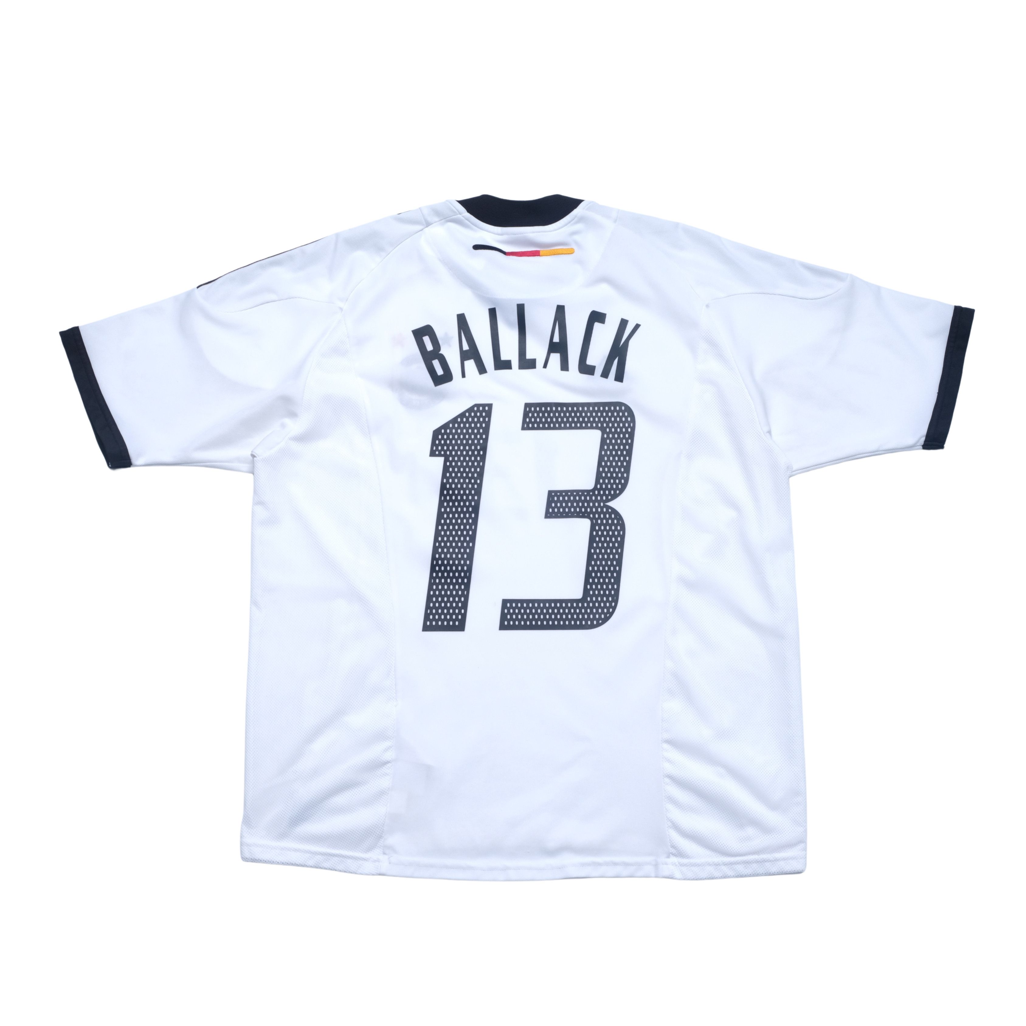 Adidas 2002/03 Germany Home Shirt Adidas Ballack (L) Size US L / EU 52-54 / 3 - 1 Thumbnail