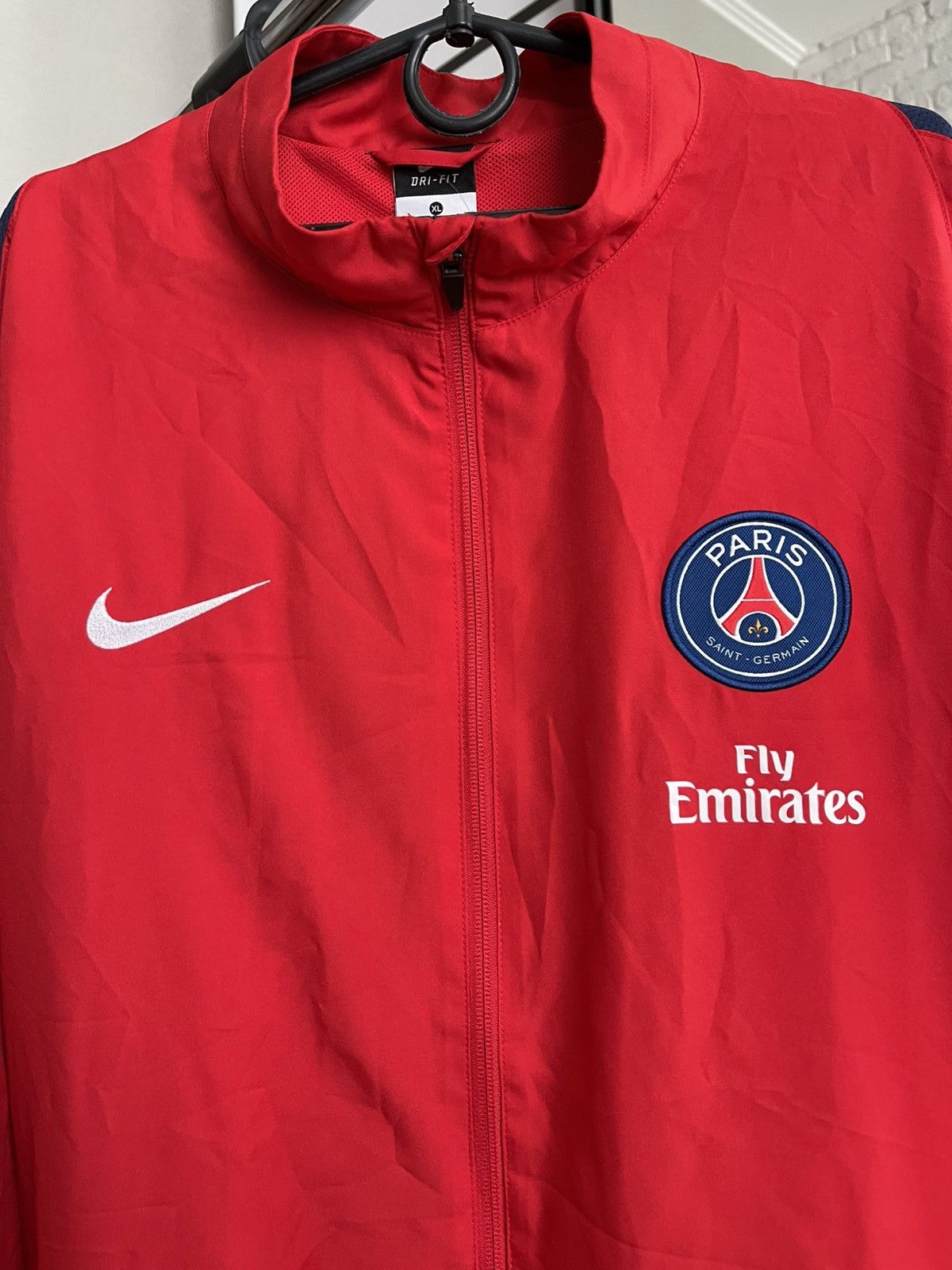 Nike Nike Paris Saint Germain PSG Soccer Track Jacket Size US XL / EU 56 / 4 - 6 Thumbnail