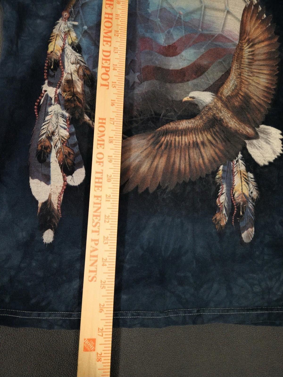 The Unbranded Brand Vintage Bald Eagle Dreamcatcher Tie Dye USA Flag Patriotic#2 Size US M / EU 48-50 / 2 - 2 Thumbnail