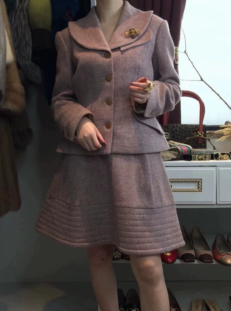 Vintage Vivienne Westwood Wool Skirt Suit - dmc