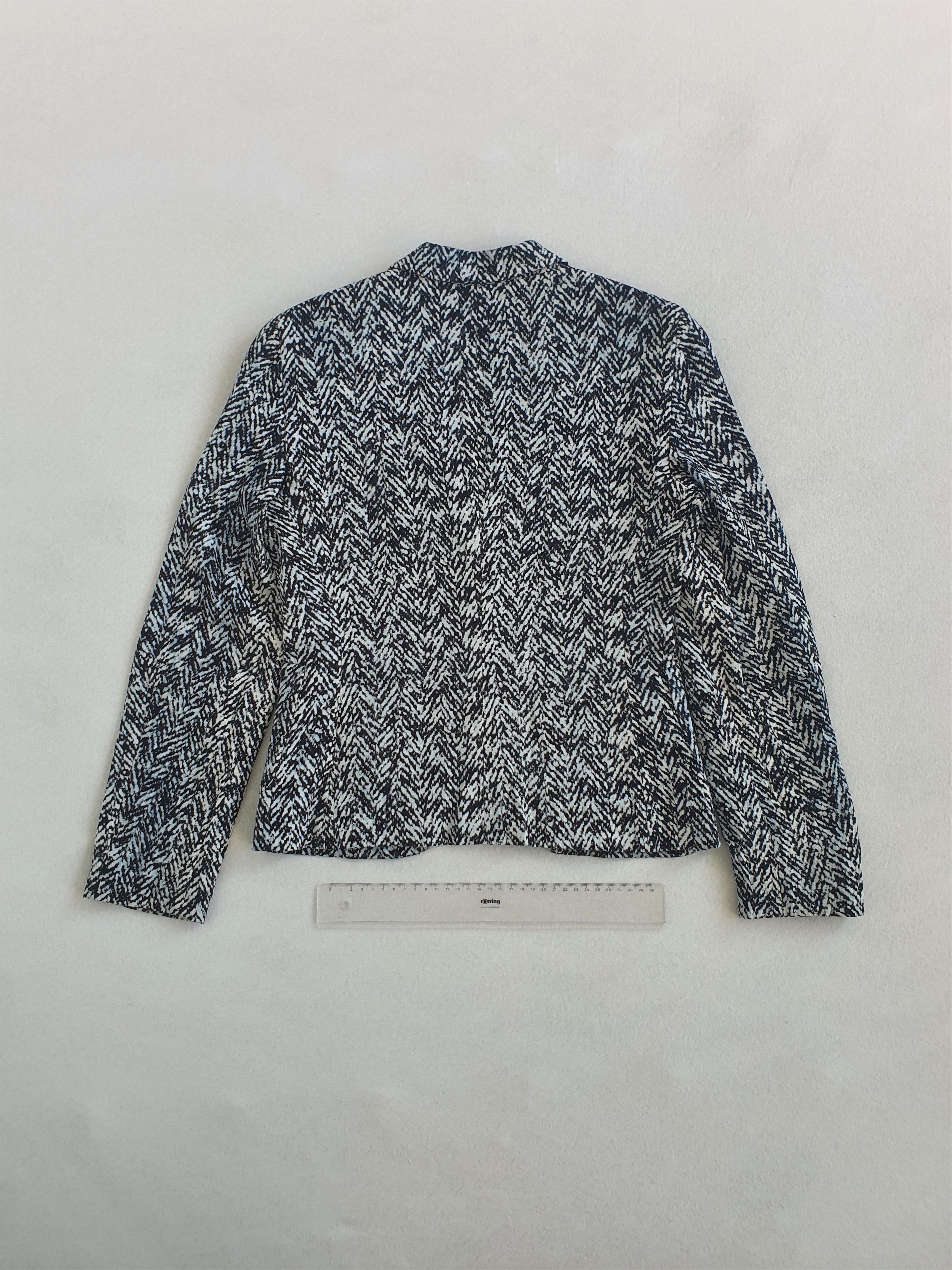 STRENESSE Vintage (00s) Blazer Jacket (Abstract Chevron) - US 2, GB 8 Size S / US 4 / IT 40 - 2 Thumbnail