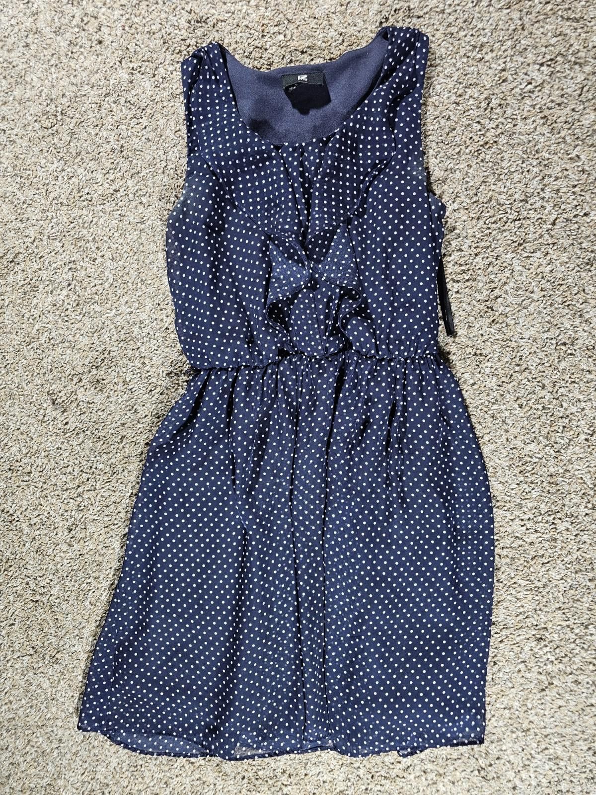 Other iZ Byer Blue Polka Dot Dress S Size S / US 4 / IT 40 - 1 Thumbnail