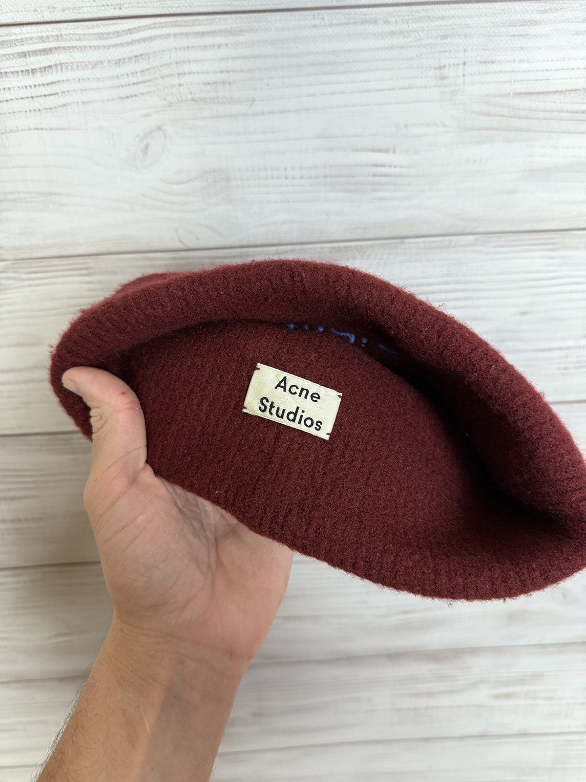 Acne Studios Acne Studios Beanie Hat Wool Size ONE SIZE - 3 Thumbnail