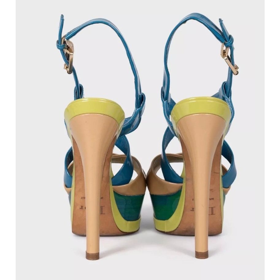 Dior Christian Dior Leather Open-Toe High Heel Sandals - EU 36.5 Size US 5.5 / IT 35.5 - 3 Thumbnail