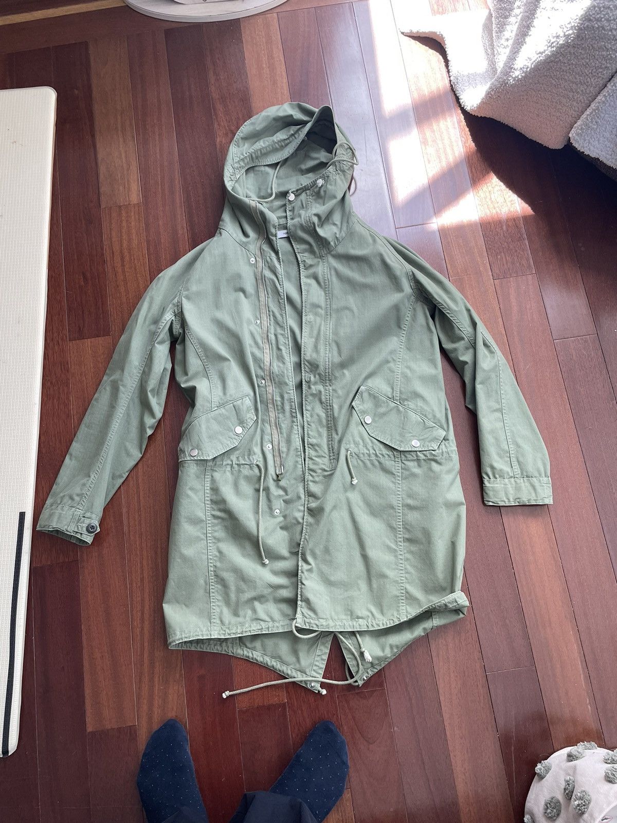 20ss nonnative TROOPER HOODED COAT ネイビー
