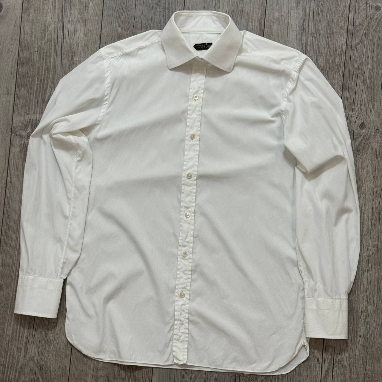 Tom Ford Vintage Tom Ford White Shirt Size US XL / EU 56 / 4 - 1 Thumbnail