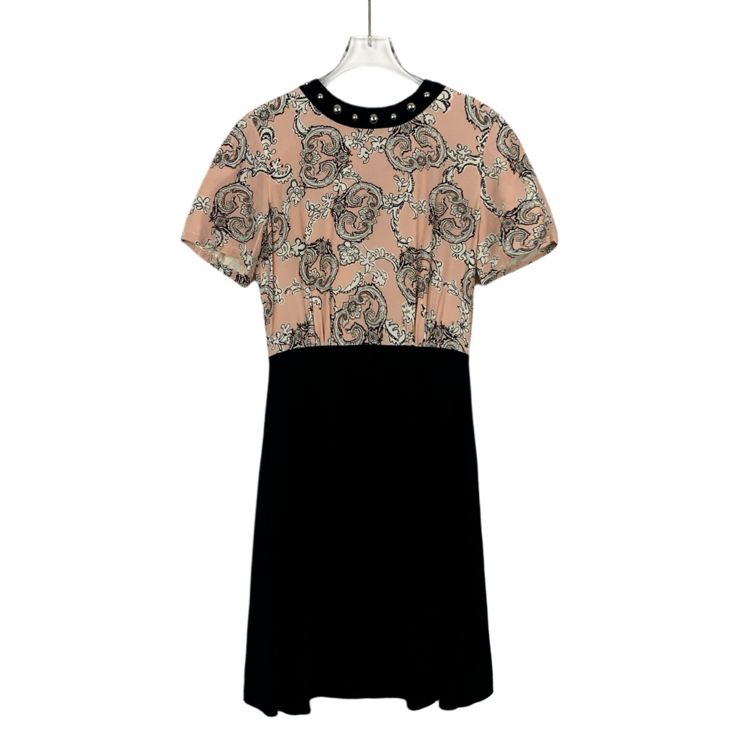 Louis Vuitton Louis Vuitton Paris Silk Paisley Print Dress Black & Beige S Size XS / US 0-2 / IT 36-38 - 1 Thumbnail