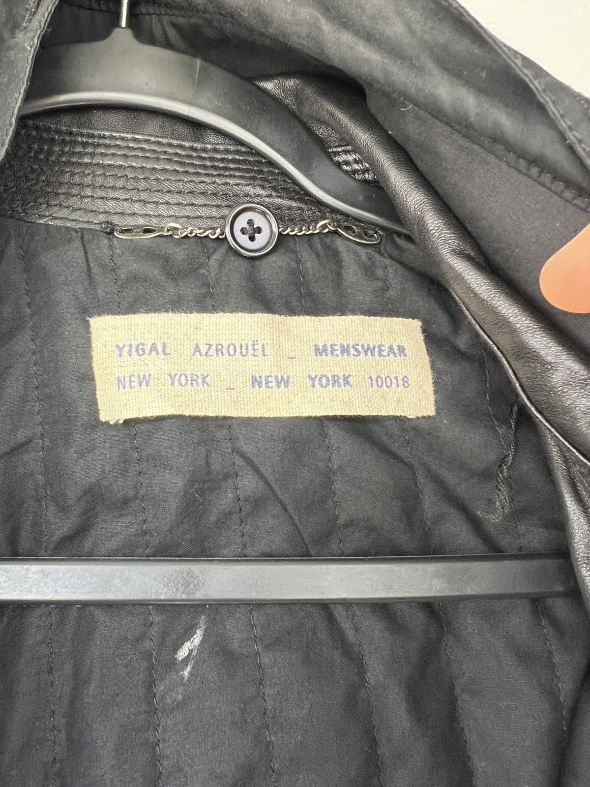 Yigal Azrouel ITALIAN LAMB LEATHER PILOT JACKET Size US M / EU 48-50 / 2 - 4 Thumbnail