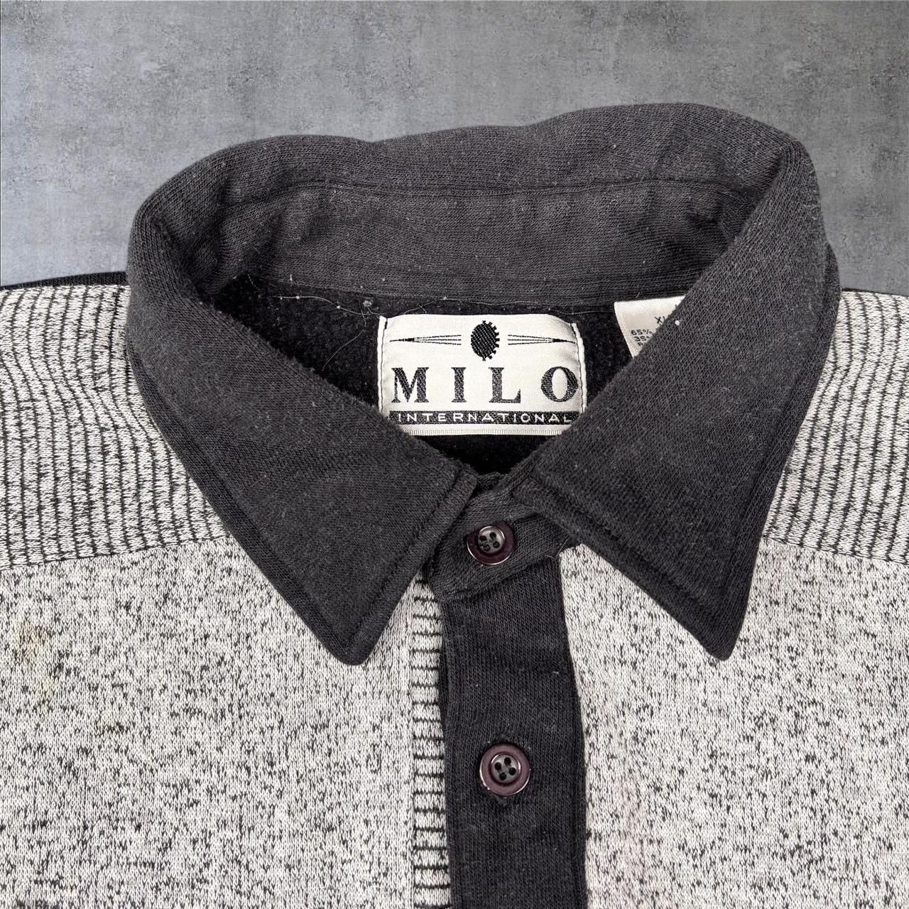 Vintage Vintage Collared Grey Sweatshirt Size US XL / EU 56 / 4 - 3 Thumbnail