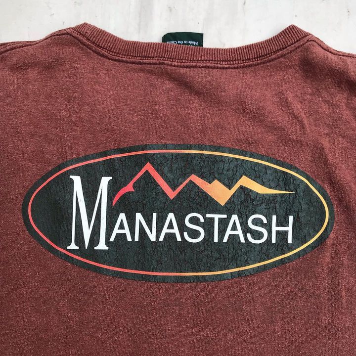 Hysteric Glamour × Manastash × Mountain Research Manastash organic mountainering apc Red Maroon Tshirt tee Size US L / EU 52-54 / 3 - 6 Thumbnail