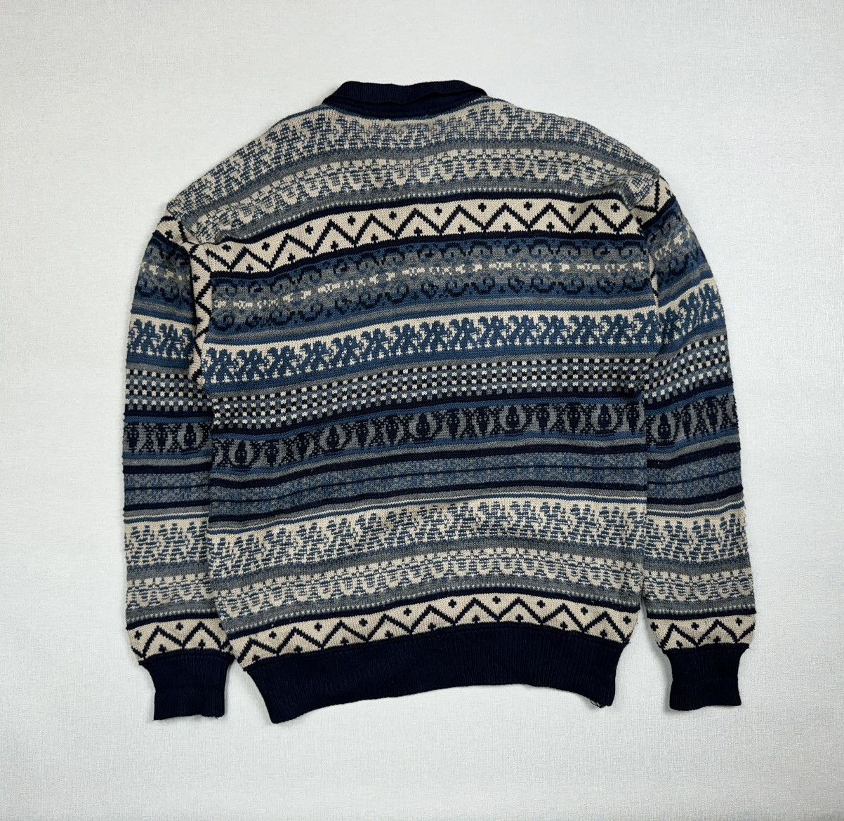 Lumieres × Vintage Men’s Vintage Lumiere Henley Acrylic Sweater size M Size US M / EU 48-50 / 2 - 4 Thumbnail