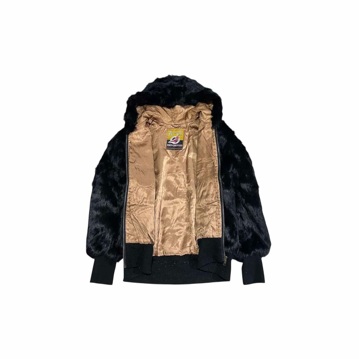 Japanese Brand 🔥Sick Y2K Japanese Rabbit Fur Zip Hoodie Jacket Bomber Size US L / EU 52-54 / 3 - 9 Thumbnail