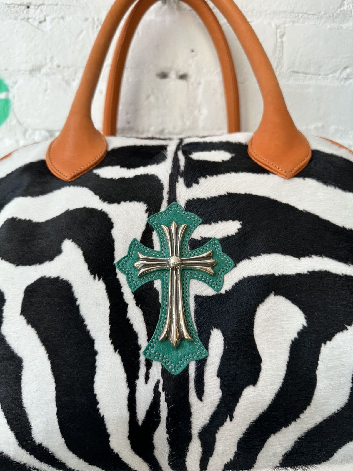 Chrome Hearts Chrome Hearts VIP Zebra XL Cross Patch duffle travel bag Size ONE SIZE - 2 Thumbnail