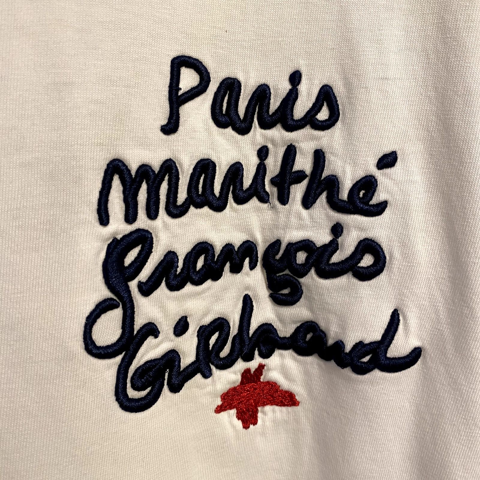 Marithe + Francois Girbaud × Vintage Vintage Marithe Francois Girbaud Paris Embroidered T Shirt Size US M / EU 48-50 / 2 - 4 Thumbnail