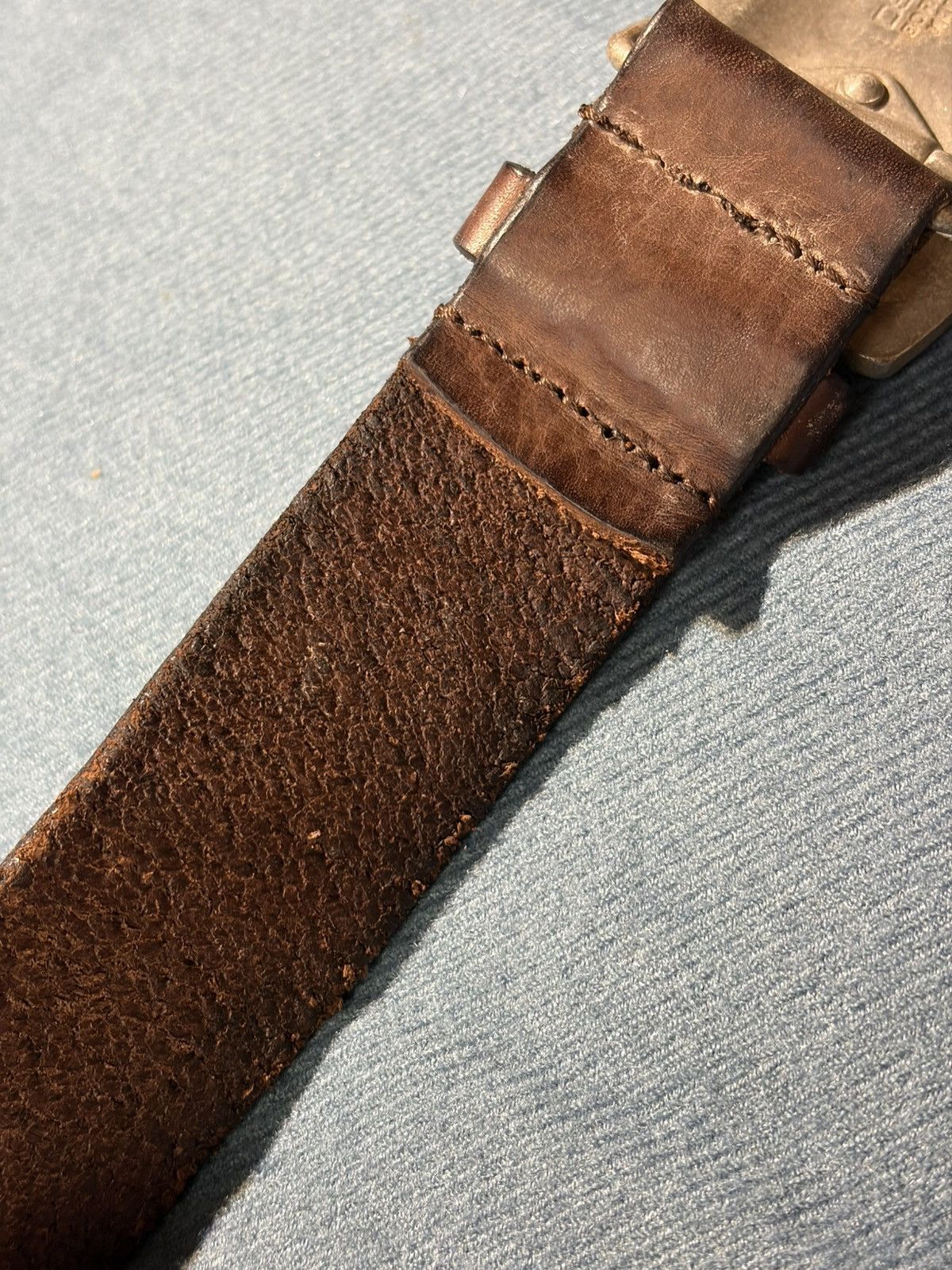 Dsquared2 Dsquared Eagle Dean Dan 1964 Full Grained Leather Belt Size ONE SIZE - 6 Thumbnail