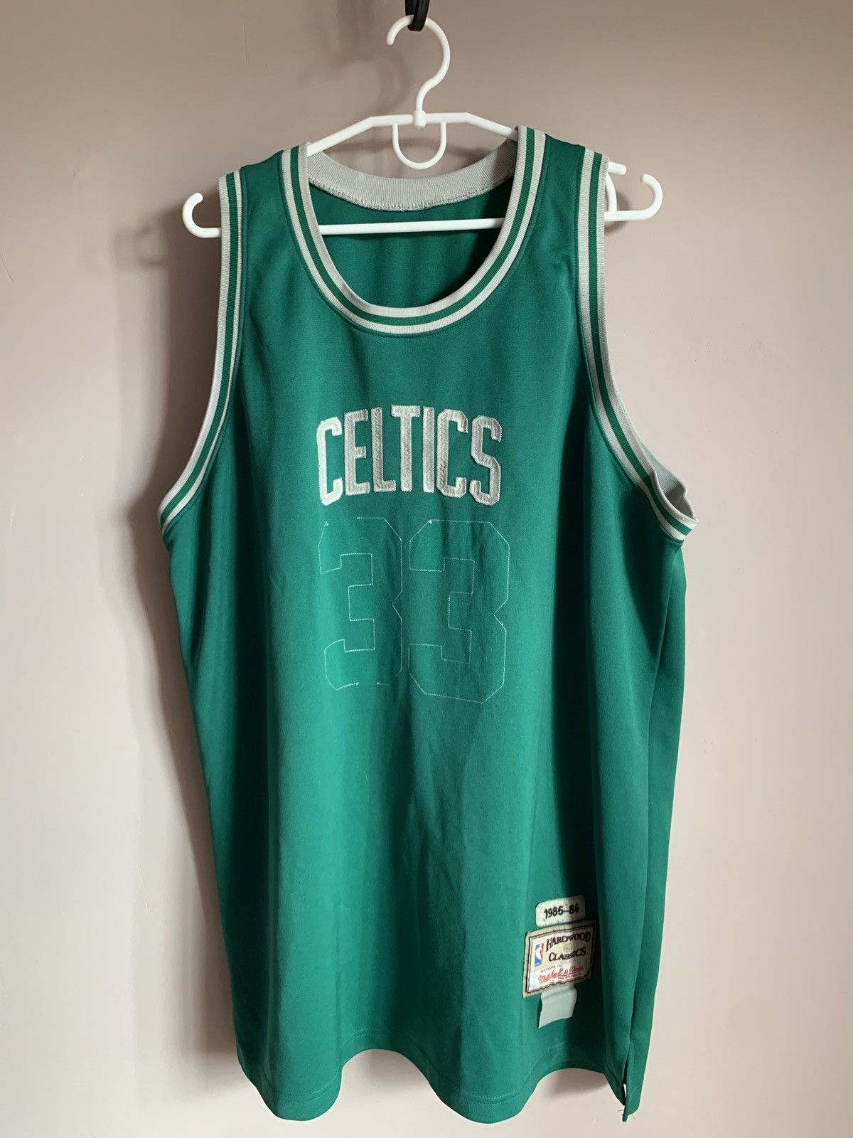 NBA × Vintage Boston Celtics Basketball Jersey NBA Retro Shirt BIRD #33 Size US XXL / EU 58 / 5 - 2 Thumbnail