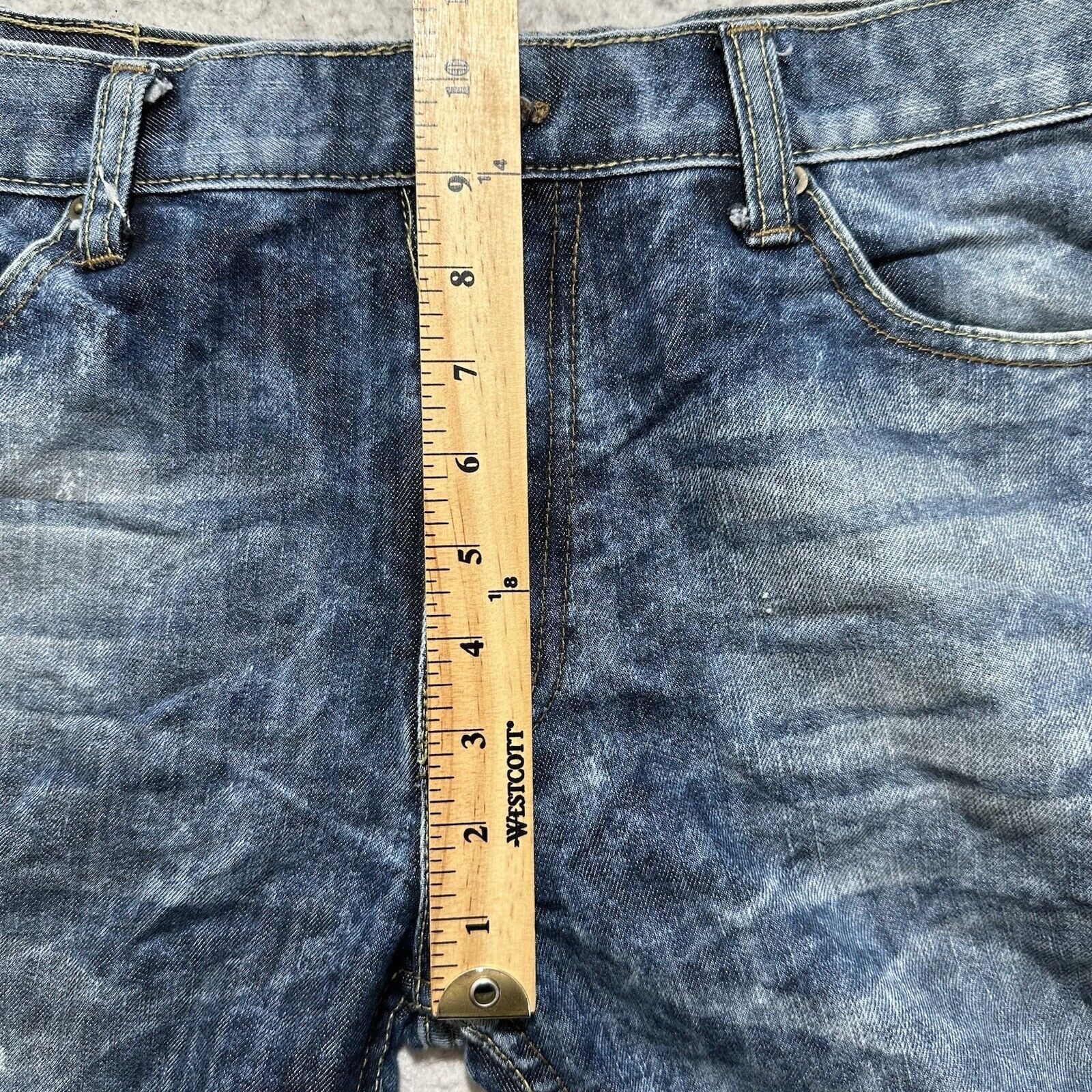 Alexander Julian Alexander Julian Colours 34x30 Straight Leg Denim Blue Jeans Size US 34 / EU 50 - 10 Thumbnail