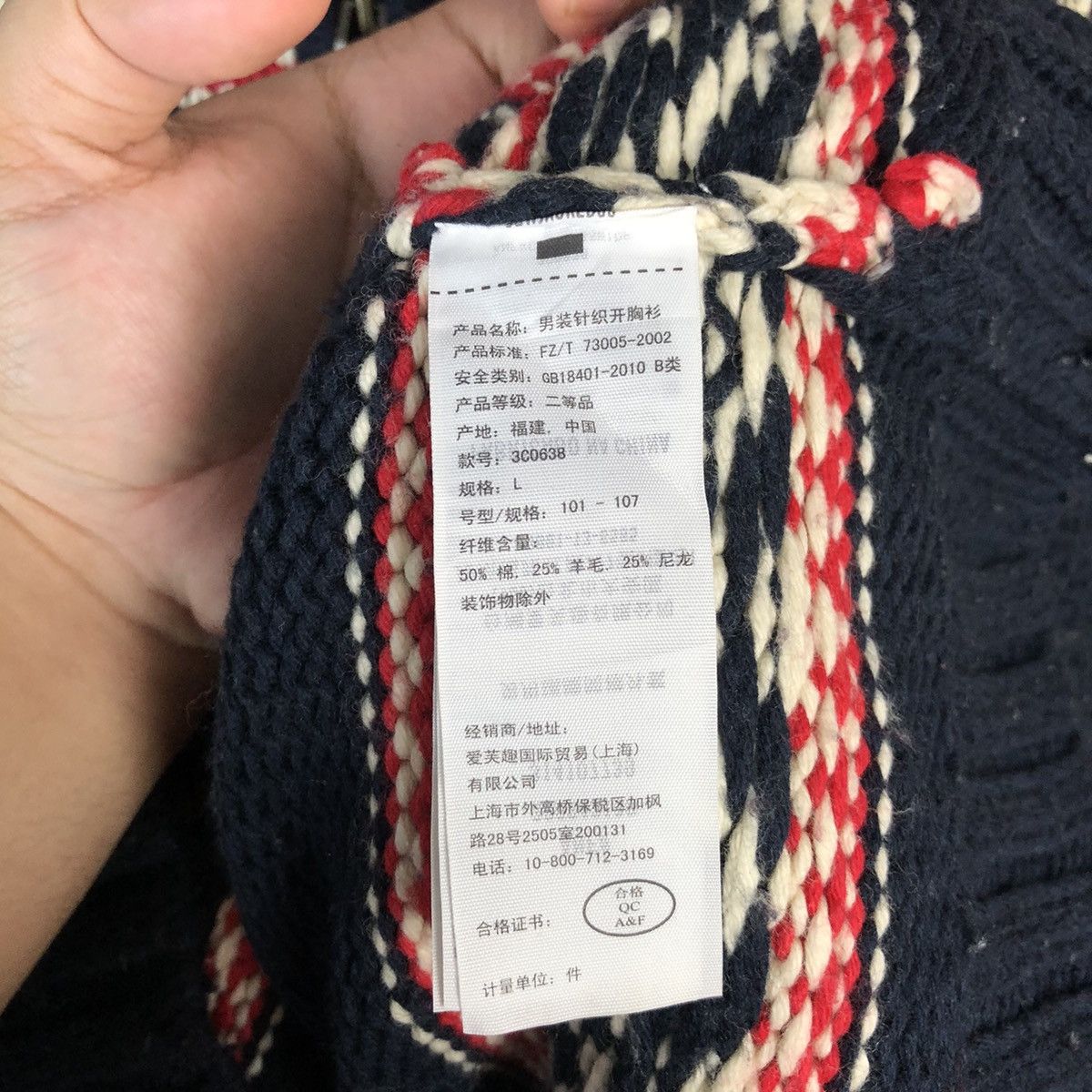 Hollister Hollister art Dark Blue Knitwear #A1709 Size US M / EU 48-50 / 2 - 11 Thumbnail