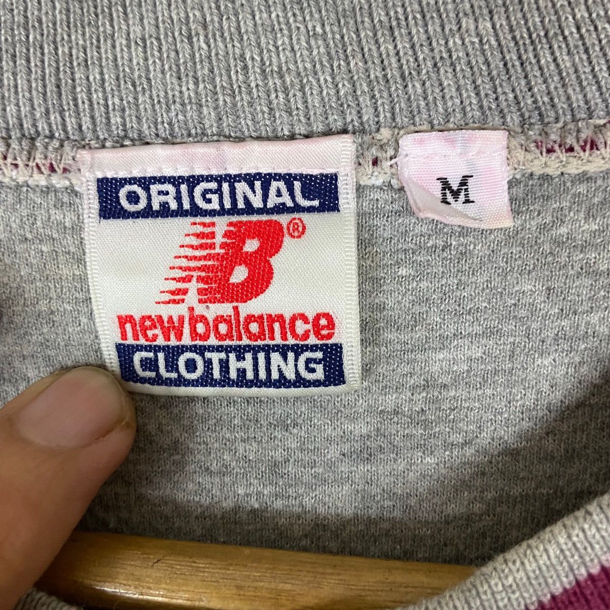 New Balance Vintage New Balance Spell Out Pullover Jumper Sweatshirt Size US M / EU 48-50 / 2 - 8 Thumbnail