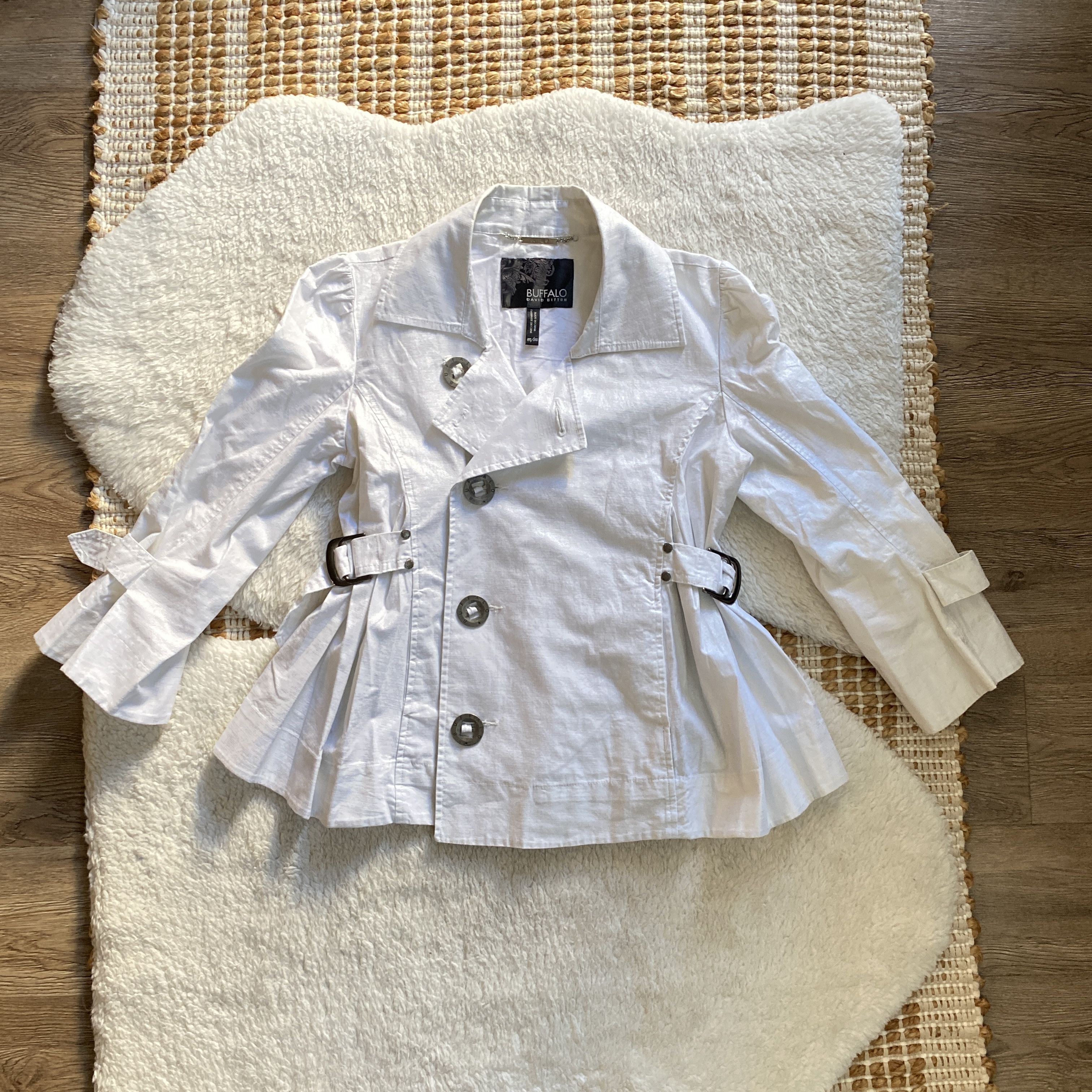 Buffalo David Bitton Buffalo David Bitton White Blazer Jacket Women’s Size M / US 6-8 / IT 42-44 - 8 Thumbnail
