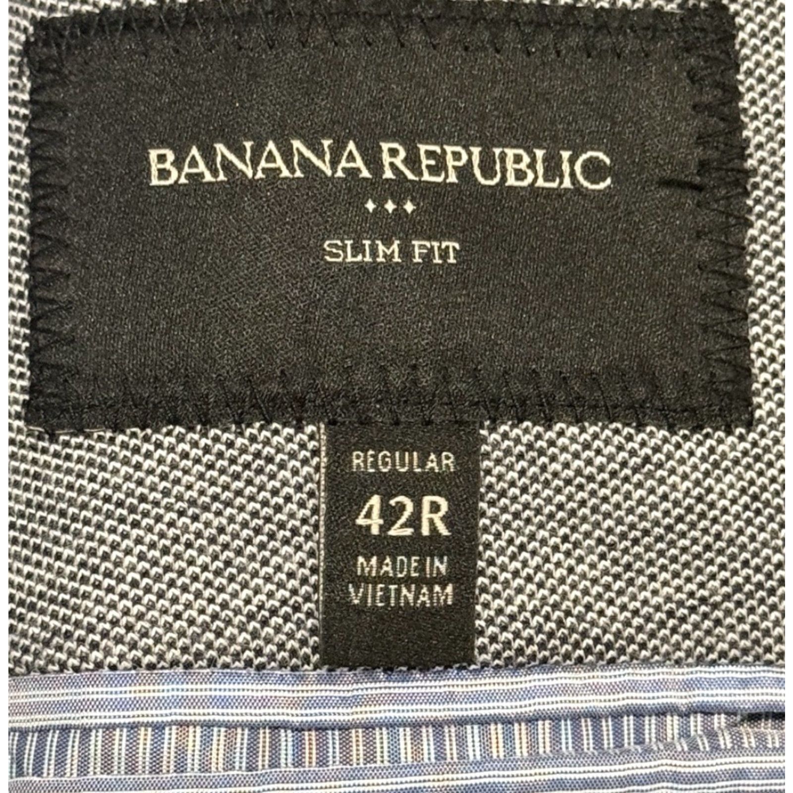 Banana Republic BANANA REPUBLIC Blazer Mens Size 42R Slim Fit Casual Jacket Suit Sport Coat Size 42R - 2 Thumbnail