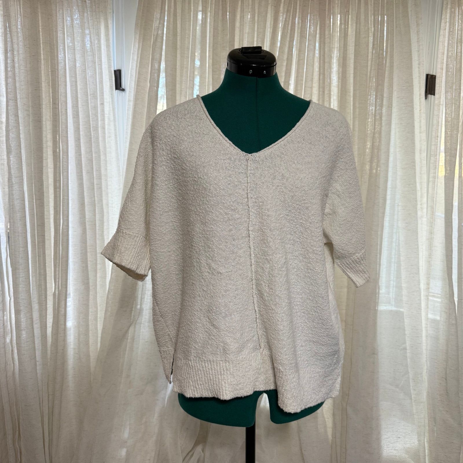 Coldwater Creek Coldwater Creek Knit Short-Sleeve Sweater | Sz PM Size M / US 6-8 / IT 42-44 - 2 Thumbnail