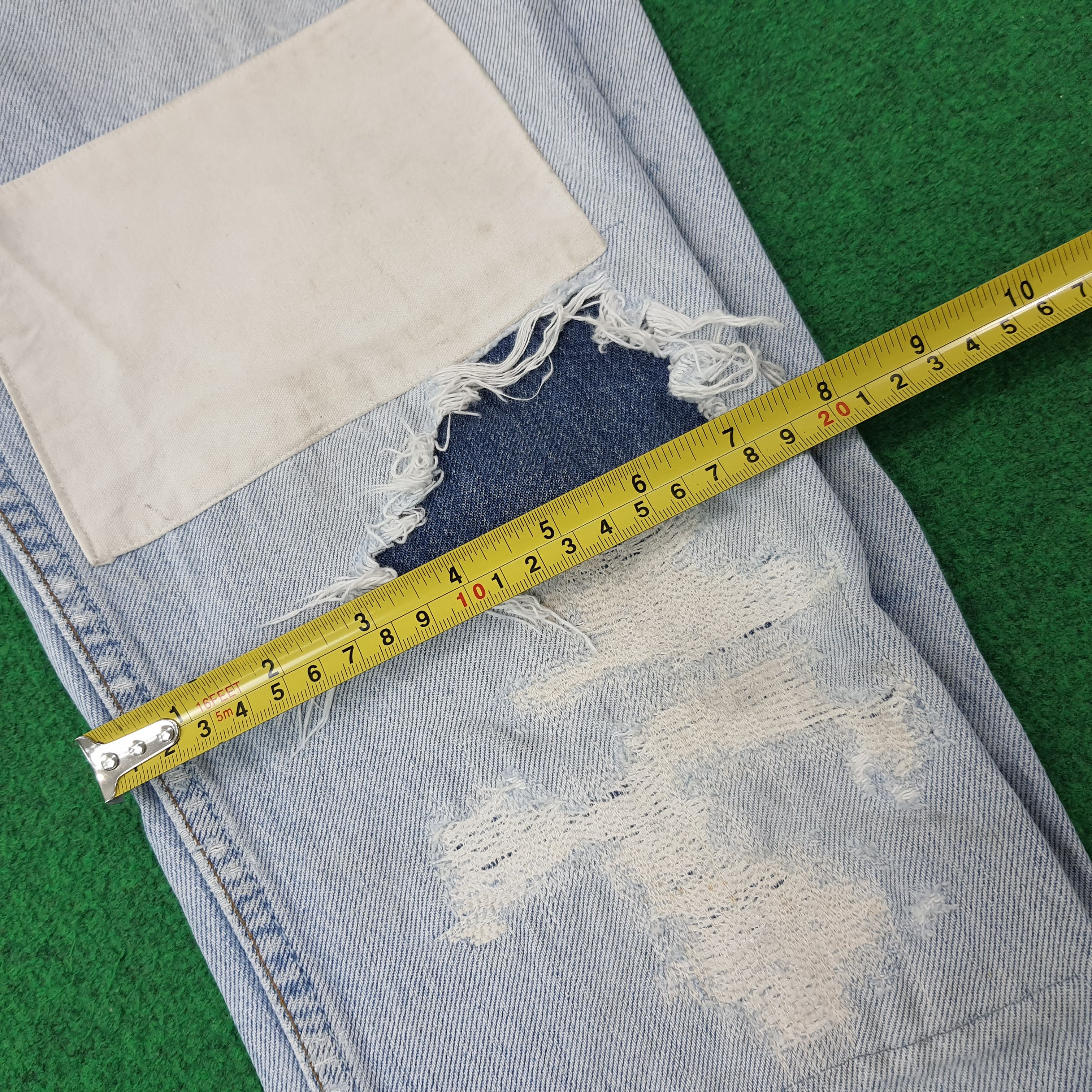 Levi's Vintage Levi's Distressed Doraemon Patchwork Jean C252N17 Size US 28 / EU 44 - 14 Thumbnail