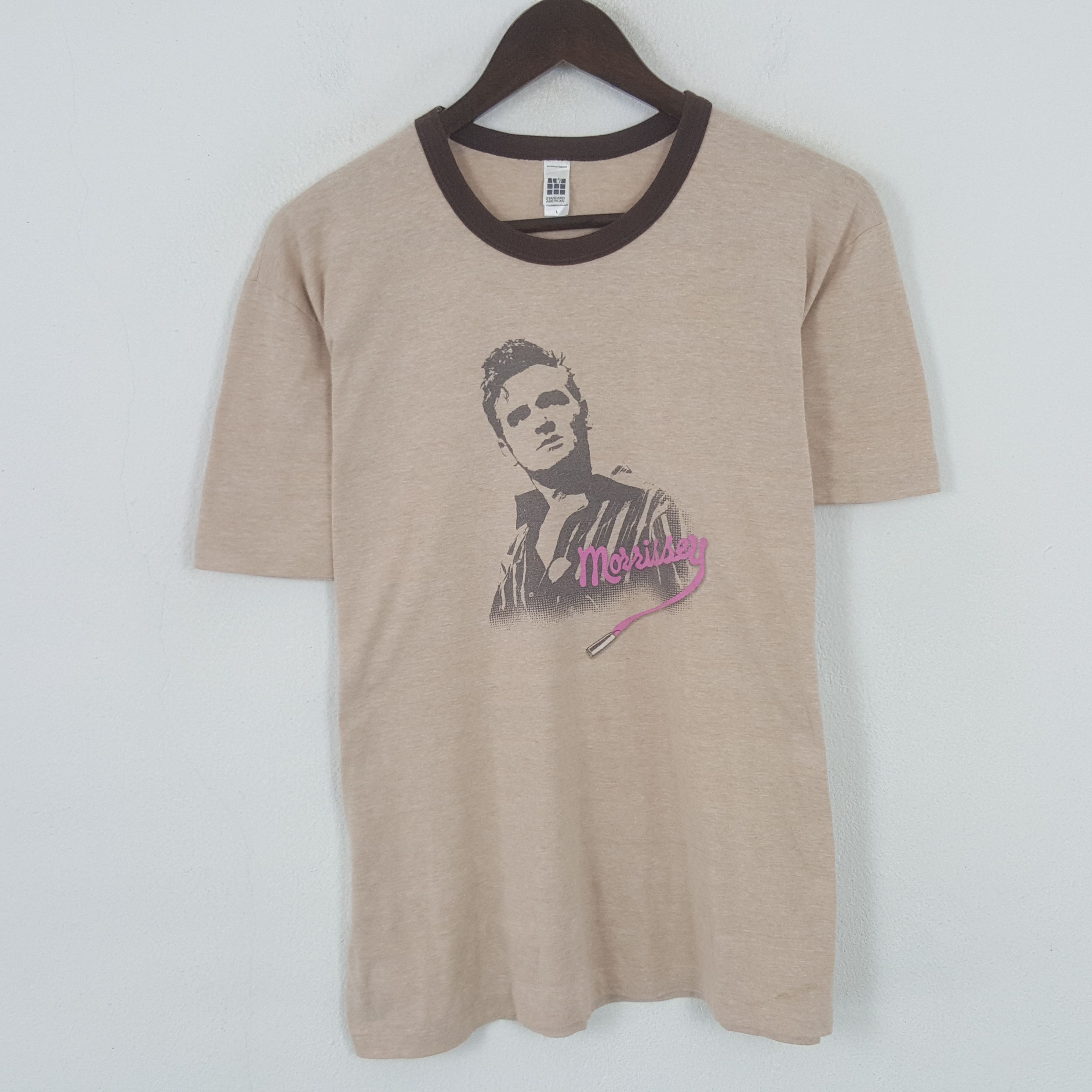 Band Tees Vintage Morrissey 2004 American Singer Tshirt Size US L / EU 52-54 / 3 - 1 Thumbnail