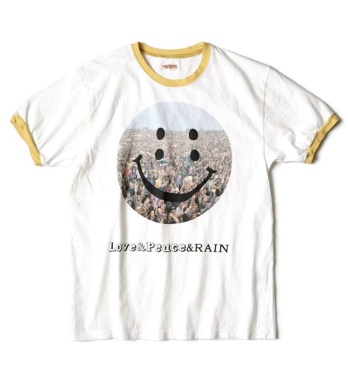 Kapital festival smiley ringer tee size 2 asap rocky