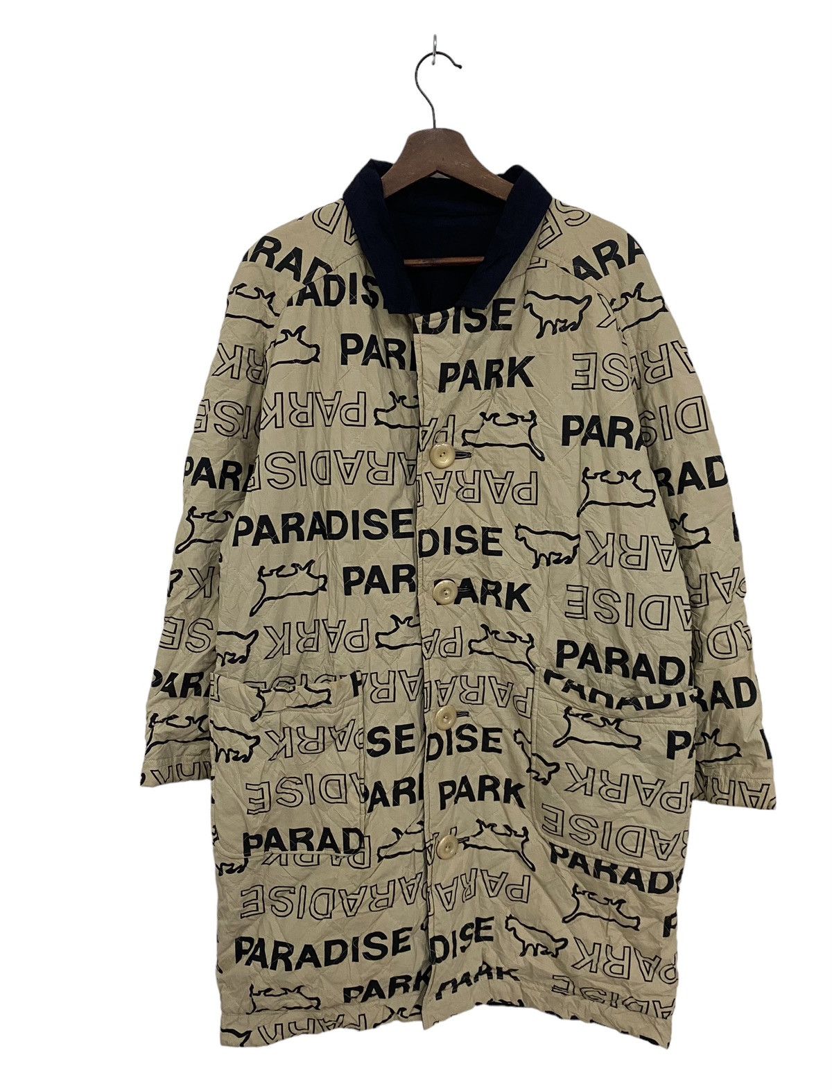 image of Archival Clothing x Vintage Best Offerunited State Of Paradise Park Uspp Parka Jacket in Brown (Siz