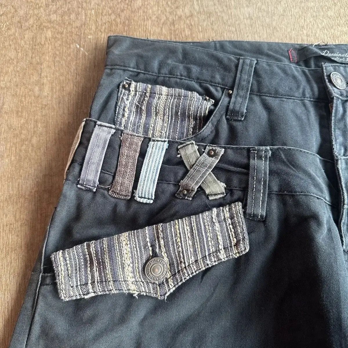 Seditionaries SICKS!! DOMINATE Jeans Double Waist Bondage Curve Leg Faded Size US 32 / EU 48 - 8 Thumbnail