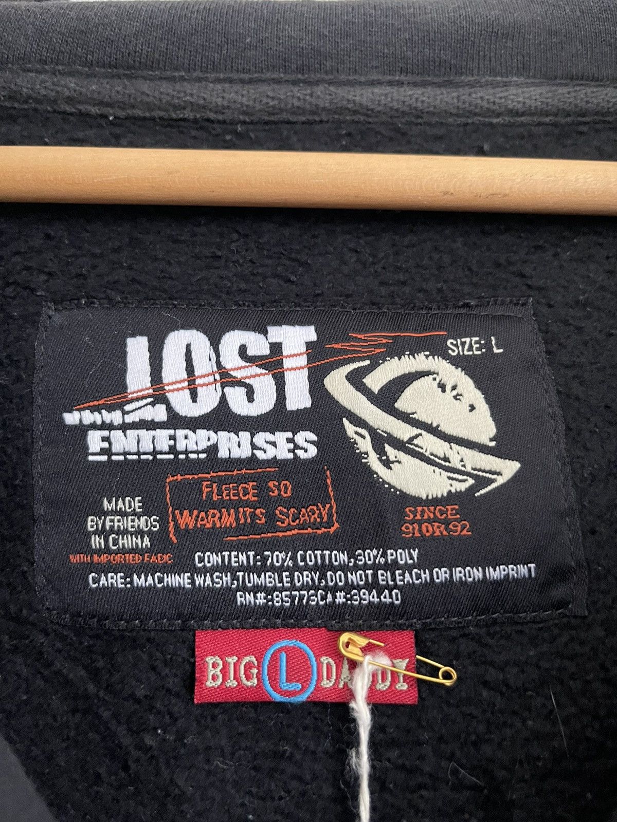 Lost Enterprises × Vintage Vintage Lost Tear Down Your Idol Fleece Size US L / EU 52-54 / 3 - 6 Thumbnail