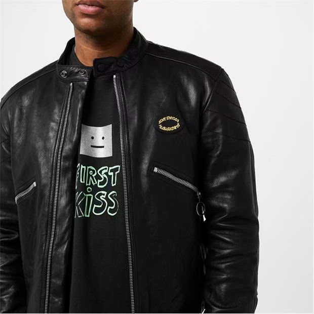 【美品】Time is on ZIAS LEATHER JACKET Size1 Time is on ZIAS LEATHER JACKET サイズ1