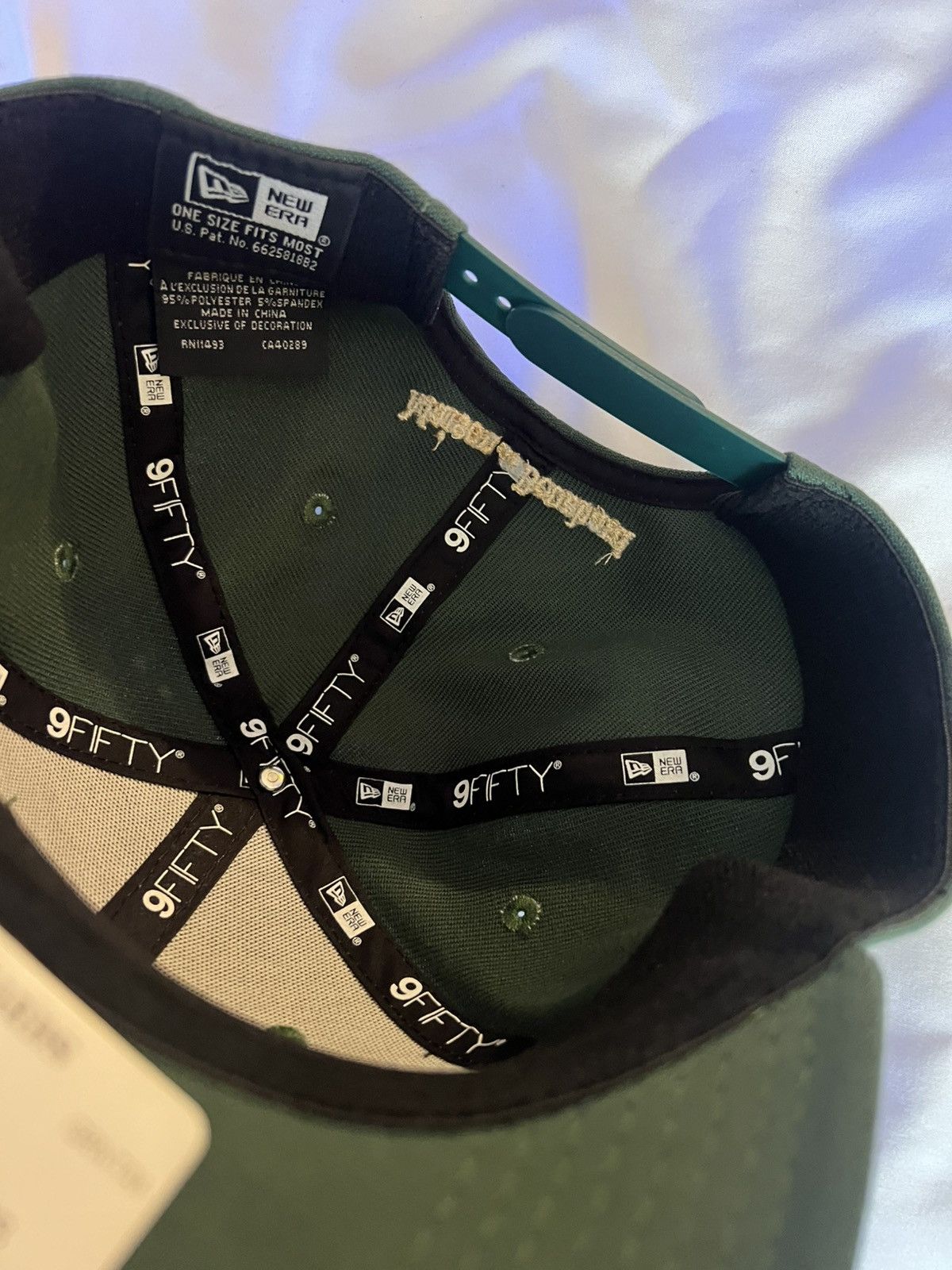 New Era Maison De Bouchard green stretch new era snap hat Size ONE SIZE - 3 Thumbnail