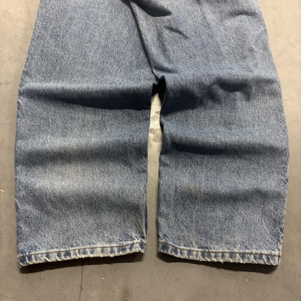 Levi's Crazy Vintage Y2K/2000s Baggy Levis 545 Loose Fit Medium Blue Wash Denim Jeans! Size US 38 / EU 54 - 5 Thumbnail