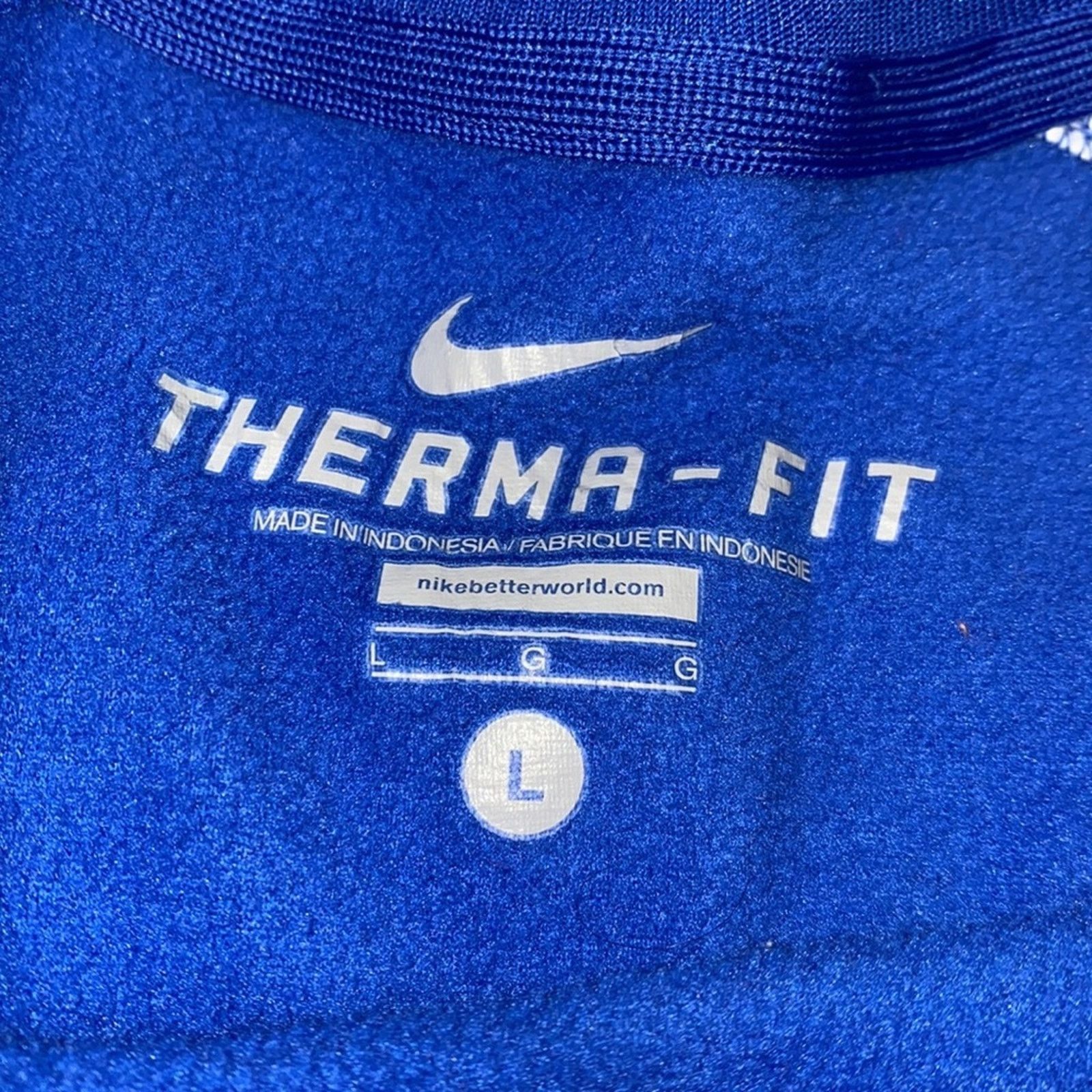 Nike 2012 center swoosh Therma-Fit fleece Nike crewneck- Size US L / EU 52-54 / 3 - 6 Thumbnail