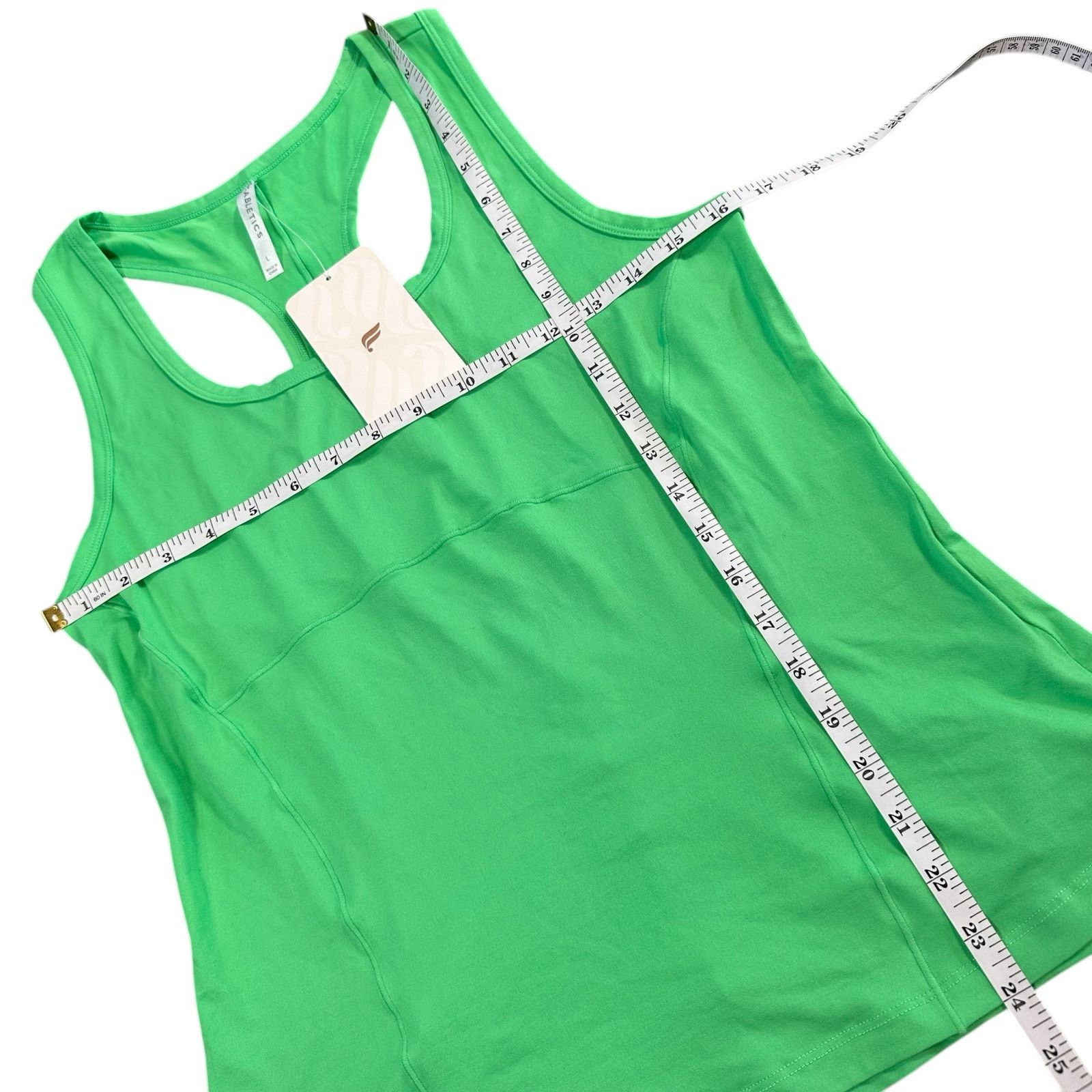 Fabletics Fabletics Women's Phoenix Racerback Tank Top Green Size L/10 Size L / US 10 / IT 46 - 4 Thumbnail