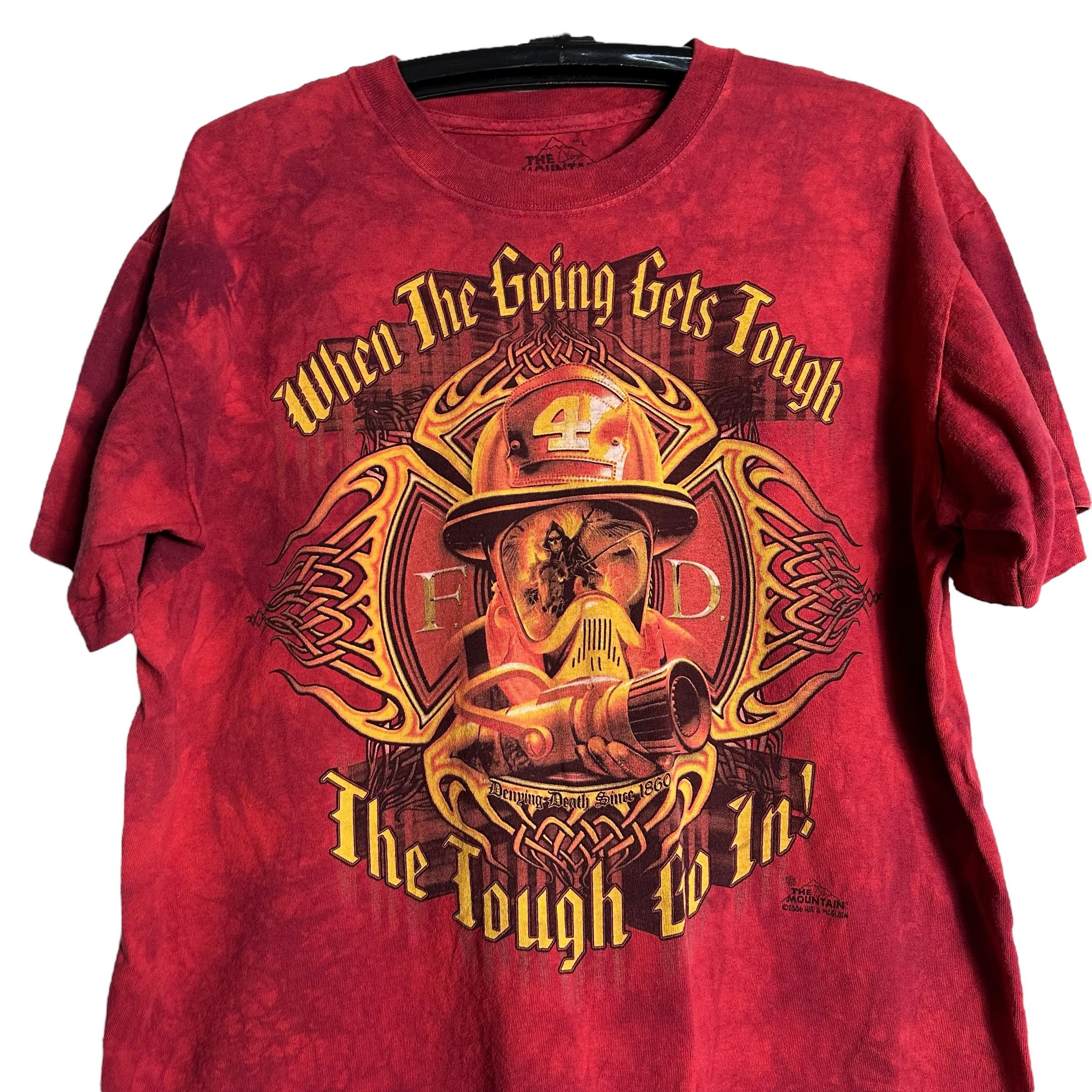 The Mountain 🔥RARE🔥The Mountain Firefighter Reaper 2006 Tie Dye T-shirt Size US L / EU 52-54 / 3 - 2 Thumbnail