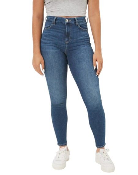 American Eagle Outfitters CURVY HI-RISE JEGGING W29 Bright Jeans 88964 Size 29" - 1 Thumbnail