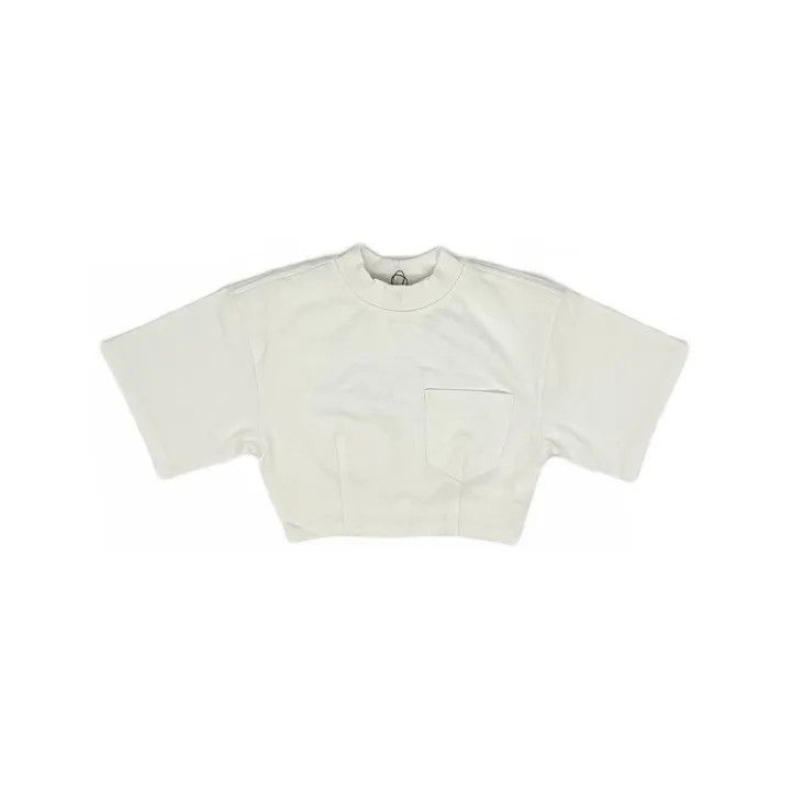 Alexander Wang Alexander Wang Cropped Short Sleeve T-Shirt 0079 Size S / US 4 / IT 40 - 1 Thumbnail
