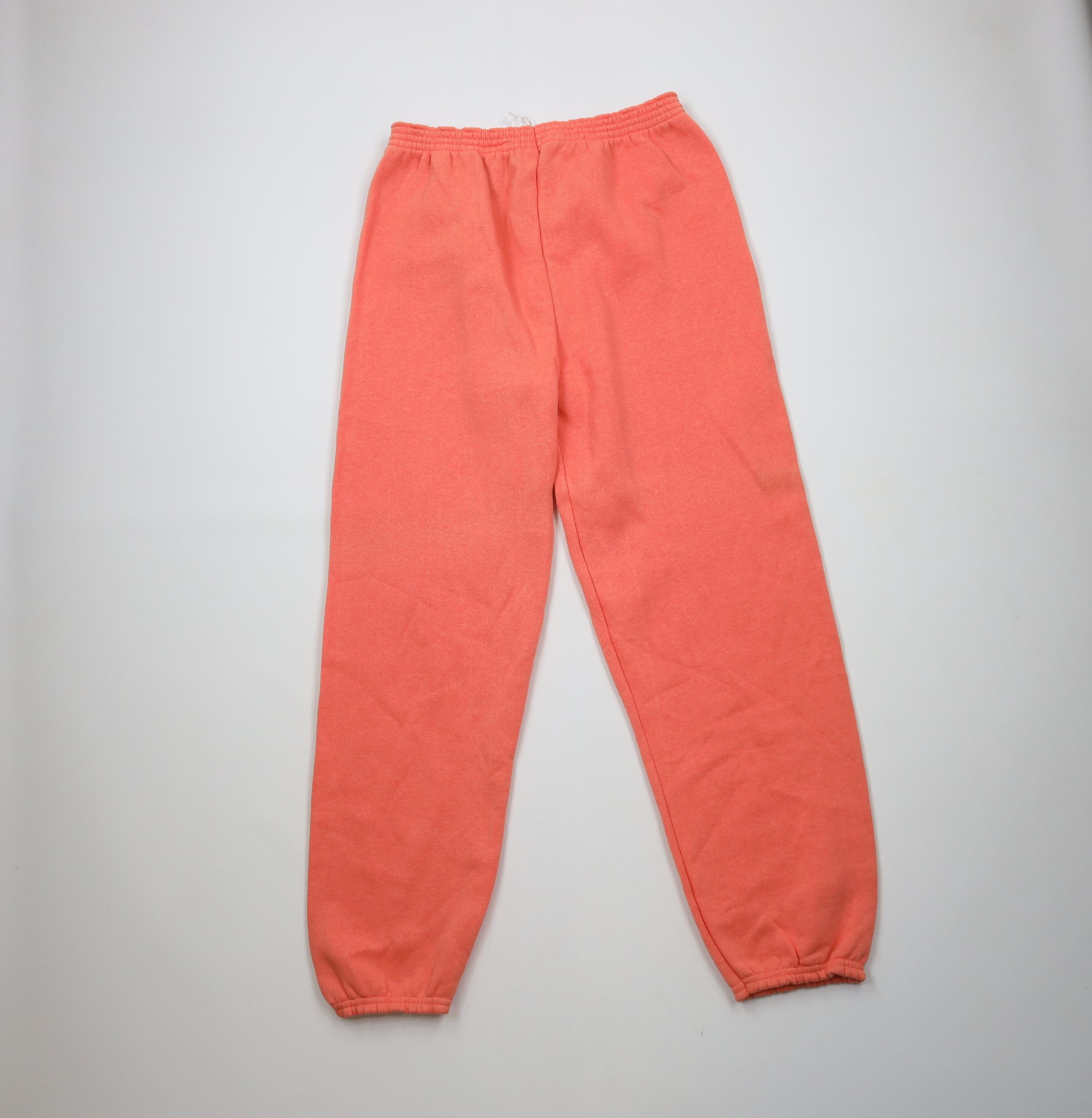 Vintage Deadstock Vintage 90s Streetwear Sweatpants Joggers Salmon Size 30" / US 8 / IT 44 - 9 Thumbnail