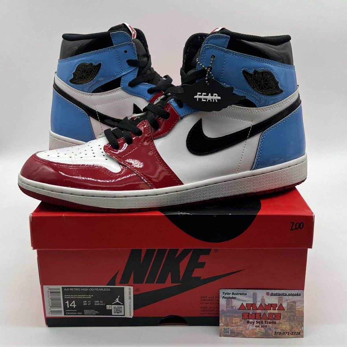 Nike Air Jordan 1 high fearless | Grailed