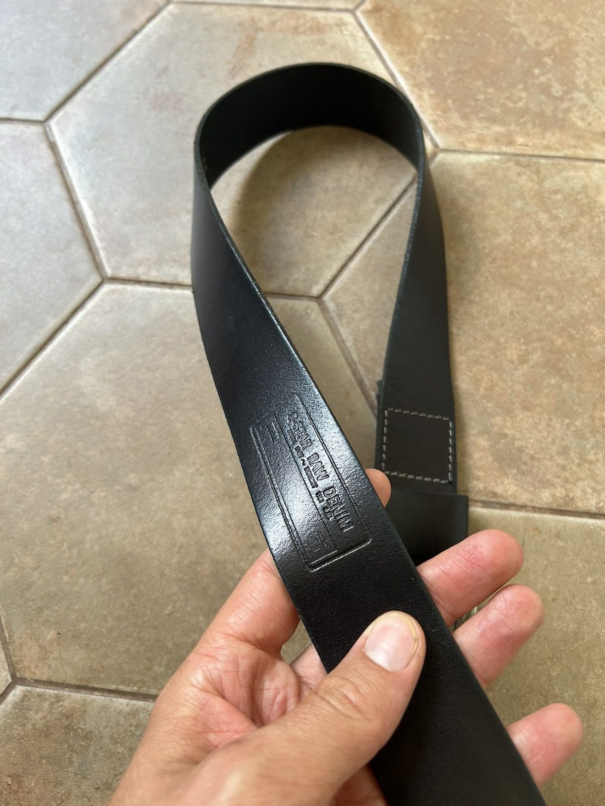 G-Star VINTAGE AVANT-GARDE G STAR LEATHER BELT Size ONE SIZE - 6 Thumbnail